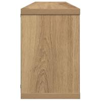 Wandschappen kubus 2 st 60x15x23 cm hout artisanaal eiken - thumbnail