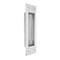 Mooi Deurbeslag Schuifdeurkom Presa mat nikkel recht - thumbnail