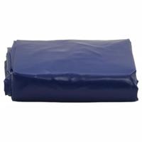 VidaXL Dekzeil 650 g/m² ø 2 m blauw - thumbnail