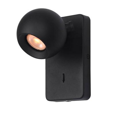 Artdelight Wandlamp Bolero 1 lichts zwart Artdelight Wandlamp Bolero 1 lichts zwart