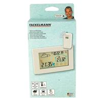 Fackelmann Tecno draadl. digitaal weerstation, klok en usb wit - thumbnail