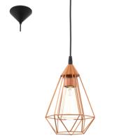 Eglo HanglampTarbes 17cm koper - 94193 - thumbnail
