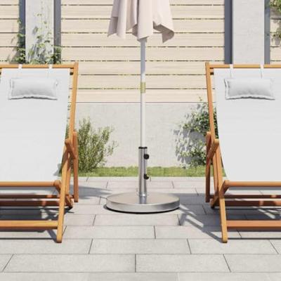 VidaXL Parasolvoet voor stokken van ø32/38/48 mm 25 kg rond