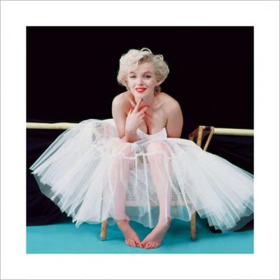 Kunstdruk Marilyn Monroe - Ballerina Colour 40x40cm
