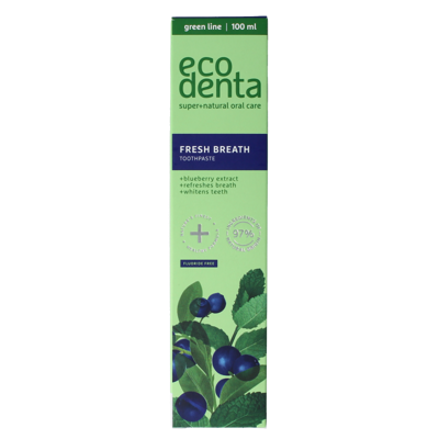 Tandpasta fresh breath bosbessenextr green line 100 Milliliter