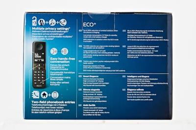 Philips D4701B Draadloze telefoon met 16 uur gesprekstijd, 4,6 cm display en hands-free bellen