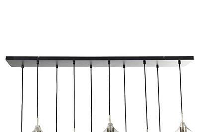 Light & Living Hanglamp 'Rakel' 10-Lamps, kleur Antiek Brons / Smoke - thumbnail