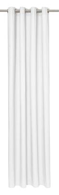 HEMA Kant en klaar gordijn met ringen wit (wit)