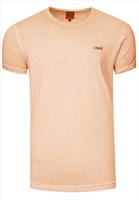 RustyNeal - Heren T-shirt - Shirt - Zalmkleur - Opdruk - thumbnail