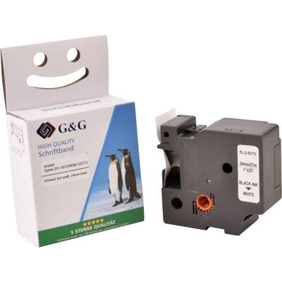 G&G Labeltape Tekstkleur: Zwart