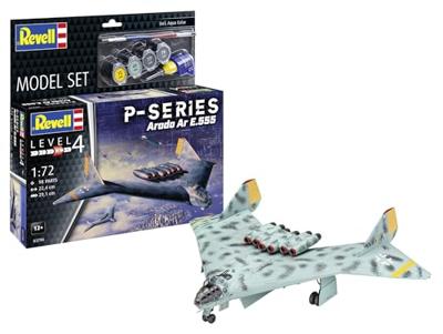 Revell modelbouwpakket - p-series - ar555 1:72 - 98dlg. - incl. basiskleuren verf