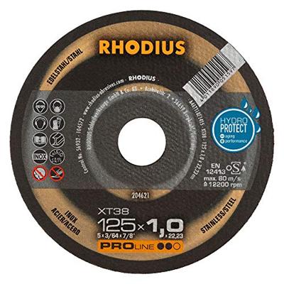 Rhodius 211575 Doorslijpschijfset 125 mm 25 stuk(s) RVS, Staal