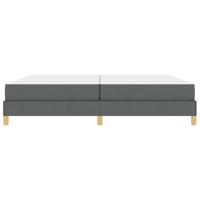 Boxspring bed Taupe, Bruin 200 x 200 cm Stof, Engineered Hout - thumbnail