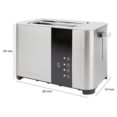 Profi Cook PC-TA 1250 Broodrooster Met broodrekje RVS Profi Cook PC-TA 1250 Broodrooster Met broodrekje RVS