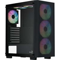 PC-behuizing (zonder voeding) - AEROCOOL B509A Flow - ACCM-BD02063.11 - Mid-tower - ATX-vormfactor - Zwart - thumbnail
