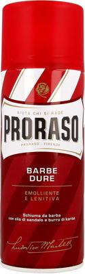 Proraso Red Shaving Foam Barbe Dure 400ml