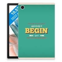 Samsung Galaxy Tab A8 2021/2022 Back cover met naam Quote Begin - thumbnail