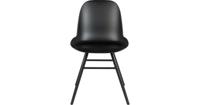 Zuiver Albert Kuip eetkamerstoel All Black - thumbnail