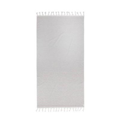 Protest gestreept strandlaken Tholav grijs/wit (90x180 cm) Grijs/wit Protest gestreept strandlaken Tholav grijs/wit (90x180 cm) Grijs/wit