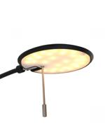 Steinhauer Led vloer leeslampZenith 2x6w - 2200K - 118cm zwart - 7862ZW - thumbnail