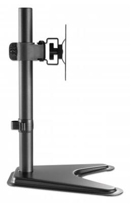 Manhattan 462037 Monitor-tafelbeugel 1-voudig 43,2 cm (17) - 68,6 cm (27) Zwart Kantelbaar en zwenkbaar, Roteerbaar