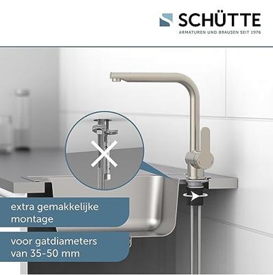 Keukenmengkraan Schutte Rio Hoge Draaibare Uitloop RVS Schütte Keukenmengkraan Schutte Rio Hoge Draaibare Uitloop RVS Schütte