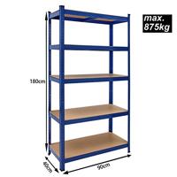 Monzana Metalen Opbergrek tot 875kg blauw - thumbnail
