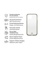 White Diamonds 360 Glas Cover Voor Apple IPhone 14 Goud - thumbnail