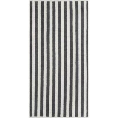 Cawö Cawo Studio Streifen 6252 Handdoek 50x100 anthrazit