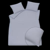 Vandyck Washed Cotton lavender blue dekbedovertrek - thumbnail