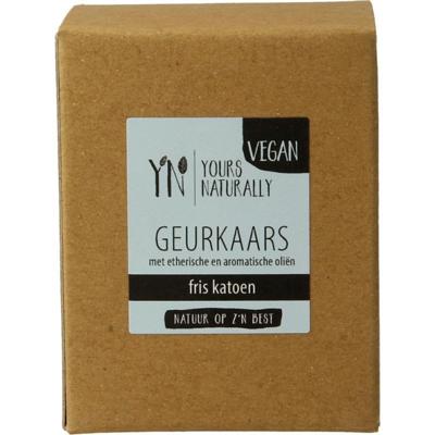 Yours Naturally Votive geurkaars fris katoen 9cl 1 Stuks