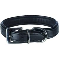 TRIXIE HALSBAND HOND ACTIVE COMFORT LEER ZWART 52-63X3,5 CM - thumbnail