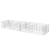 VidaXL Gabion plantenbak verhoogd 360x90x50 cm staal - thumbnail