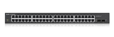 Zyxel GS1900-48HP Managed L2 Gigabit Ethernet (10/100/1000) Power over Ethernet (PoE) Zwart Zyxel GS1900-48HP Managed L2 Gigabit Ethernet (10/100/1000) Power over Ethernet (PoE) Zwart