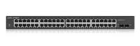 Zyxel GS1900-48HP Managed L2 Gigabit Ethernet (10/100/1000) Power over Ethernet (PoE) Zwart - thumbnail