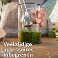 Bosch Haushalt Serie 6 ErgoMaster Staafmixer 1200 W Met mixbeker, BPA-vrij RVS, Zwart - thumbnail