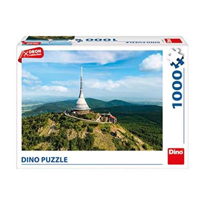DinoToys Dino puzzel - ještěd de hoogste berg van tsjechië - 1000 stukjes