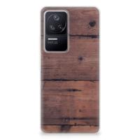 Xiaomi Poco F4 | Bumper Hoesje | Old Wood - thumbnail