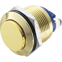 TRU COMPONENTS GQ 19H-G Vandalismebestendige druktoets 48 V/DC 2 A 1x uit/(aan) Moment IP65 1 stuk(s) - thumbnail
