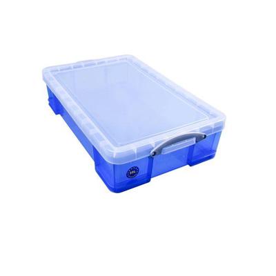 Opbergbox ru 33ltr 710x440x165mm transp blauw Opbergbox ru 33ltr 710x440x165mm transp blauw