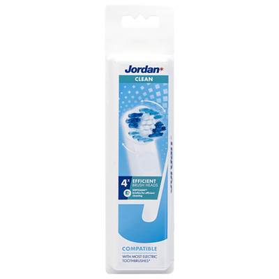 Jordan Jordan Opzetborstels Clean - 4 Stuks Jordan Jordan Opzetborstels Clean - 4 Stuks