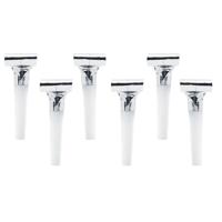 Roltongen Zilver 6 stuks - thumbnail