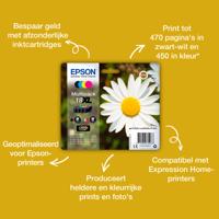 Epson Inktcartridge 18XL Origineel Zwart C13T18114012 - thumbnail