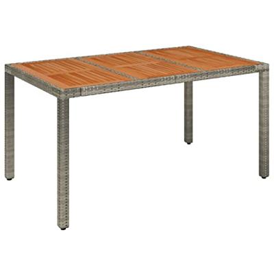 5-delige Tuinset met kussens poly rattan grijs 5-delige Tuinset met kussens poly rattan grijs
