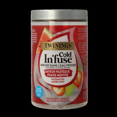 Twinings Cold infuse watermeloen aardbei munt 10 Zakjes