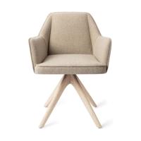 Jesper Home Tome eetkamerstoel Great Greige revolve oak bleach - thumbnail