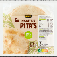 Jumbo Maaltijd Pita&apos;s 5 Stuks - thumbnail
