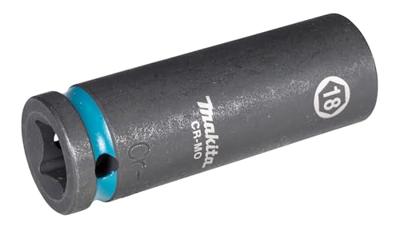 Makita E-16483 Impact Black Krachtdop 1/2" lang | 18 mm - thumbnail