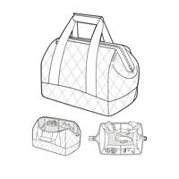 Reisenthel Allrounder L Weekender-Rhombus Black - thumbnail