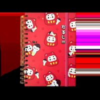 Kenji Notebook Hardcover Ring A5 - KLAND DARU - JI - thumbnail